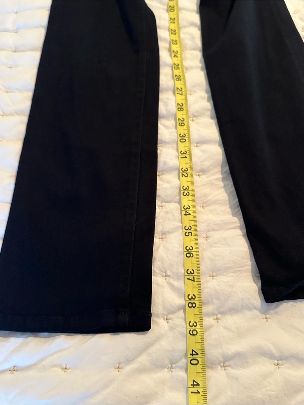 Level 99 Anthropologie Lily Skinny Straight Black Jeans - Size 30 - Picture 6 of 12